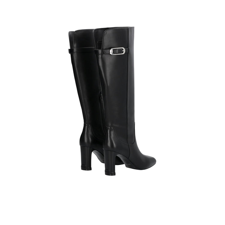 Stivali alti Donna con tacco largo Nero