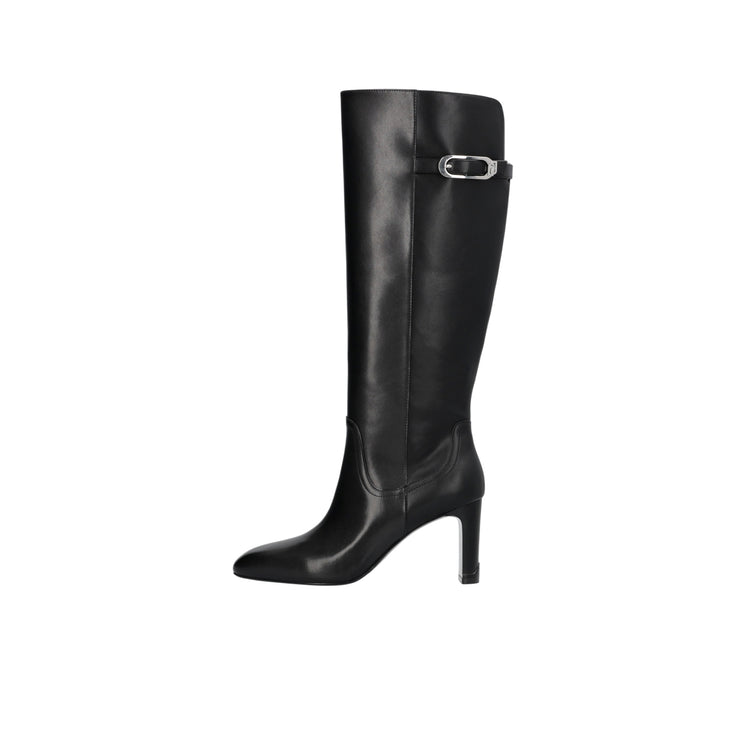 Stivali alti Donna con tacco largo Nero