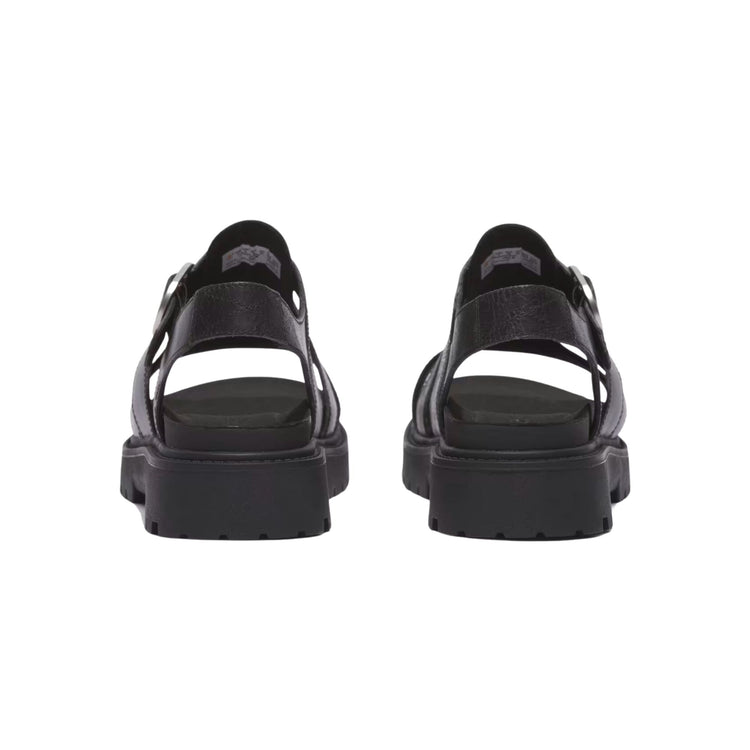 Sandalo Donna con tomaia a ragnetto e fibbia metallic