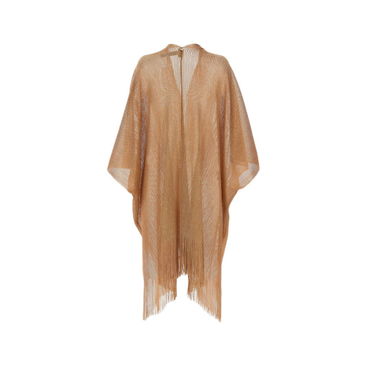 Poncho femme à franges