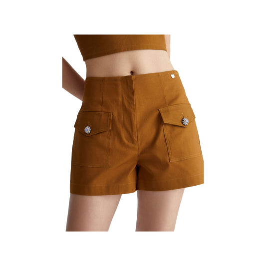 Shorts Donna con bottoni gioiello