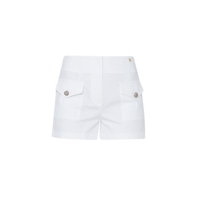 Shorts Donna con bottoni gioiello