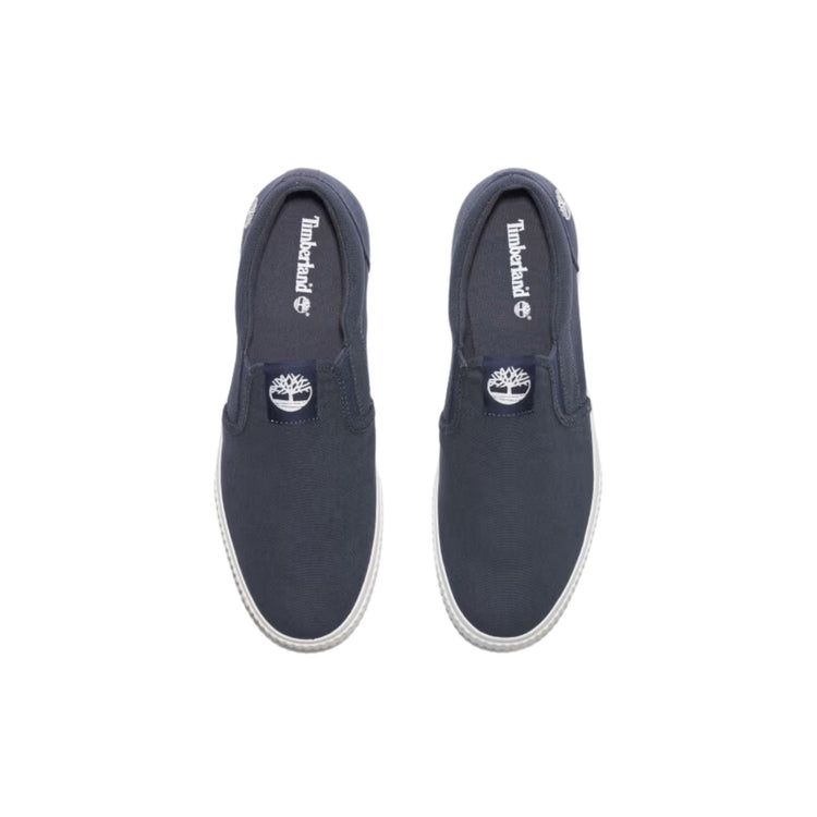 Immagine superiore Sneakers modello Slip on in tessuto Tencel