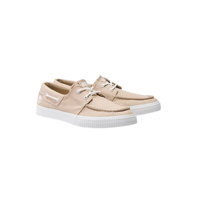 Sneakers basse con allacciatura frontale e cuciture in rilievo