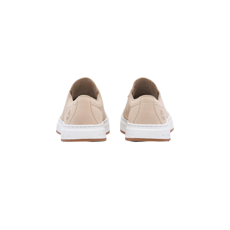 Retro Sneakers in pelle con lacci colore Beige