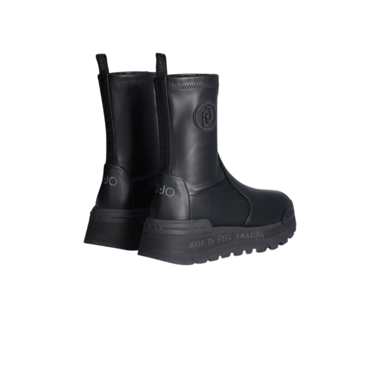Stivaletto Donna con suola con scritta