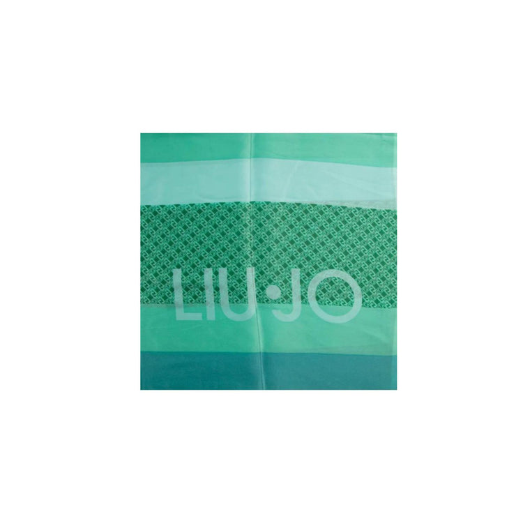 Pashmina Donna stampa geometrica con logo