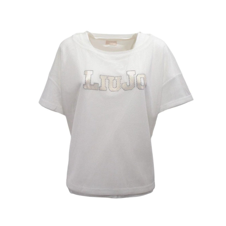 T-shirt femme avec logo sur le devant
