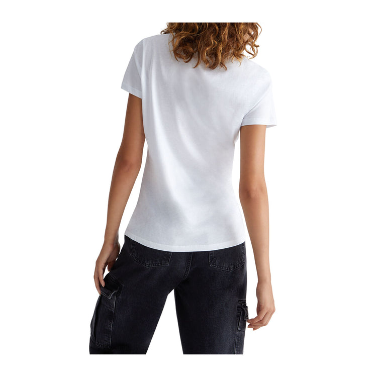 T-shirt Donna con stampa glitter