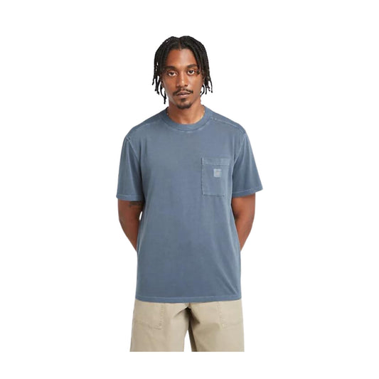 T-shirt Uomo Merrymack River, a girocollo, con tasca applicata