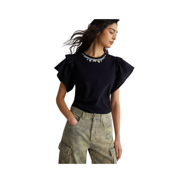Women's T-shirt with jewels