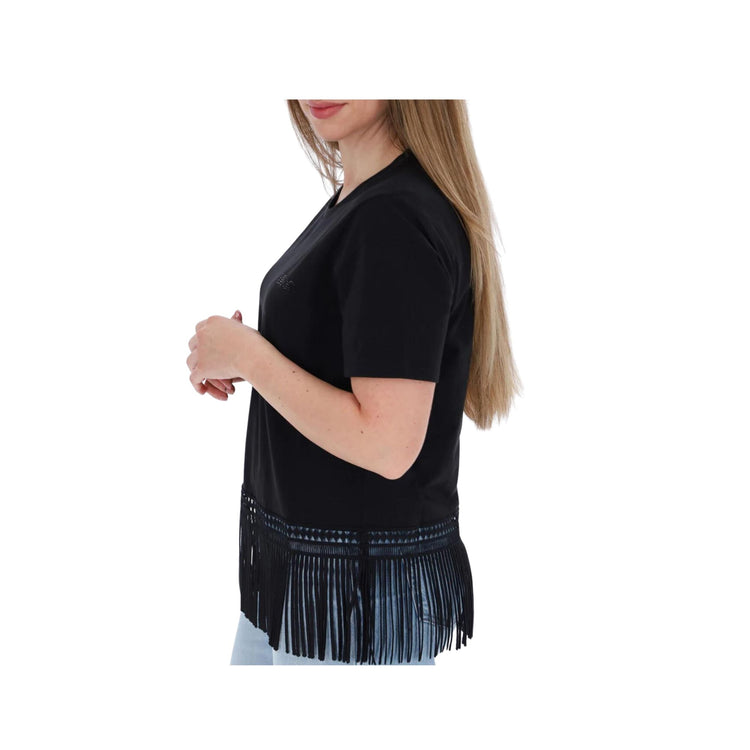 T-shirt femme à franges