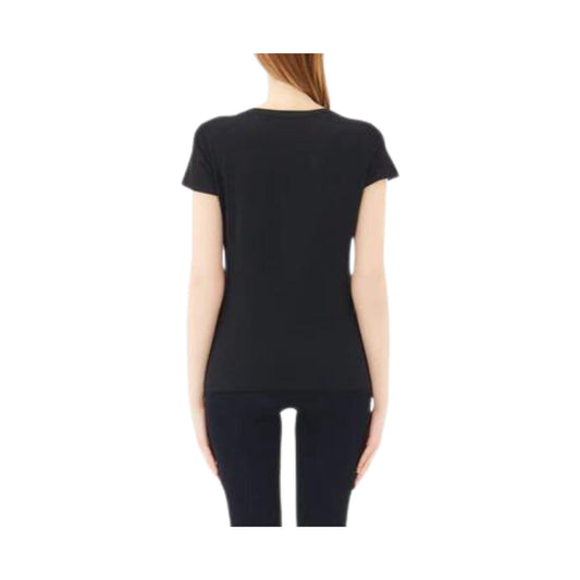 T-shirt femme avec logo strass