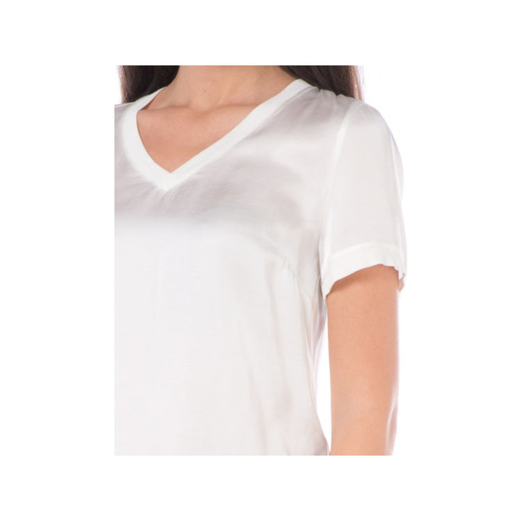 Women's blouse with V-neck
