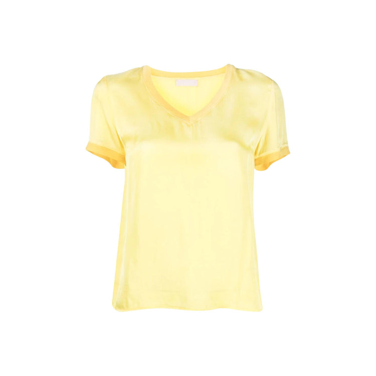Women's blouse with V-neck