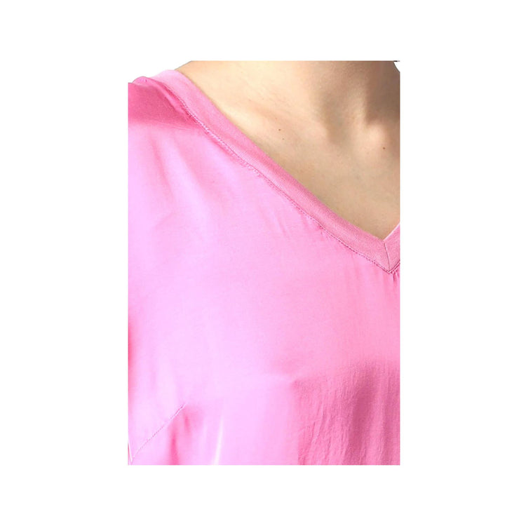 Women's blouse with V-neck