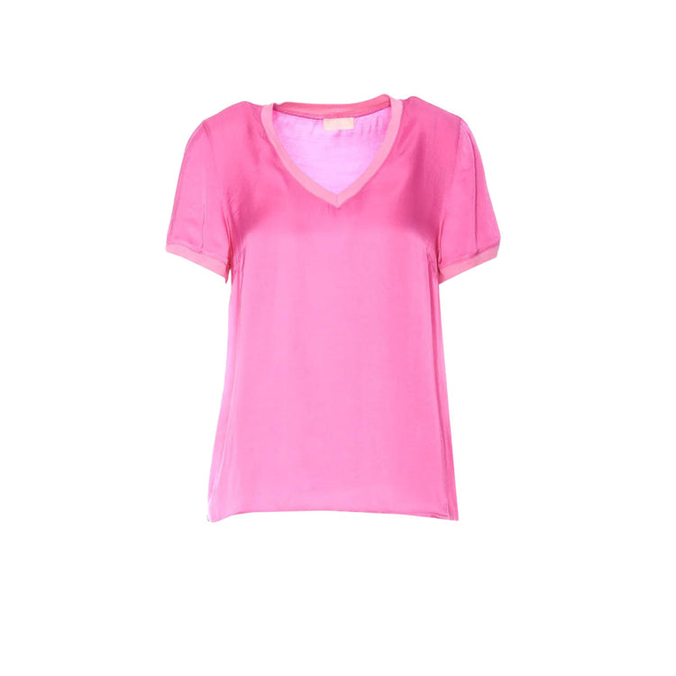 Women's blouse with V-neck
