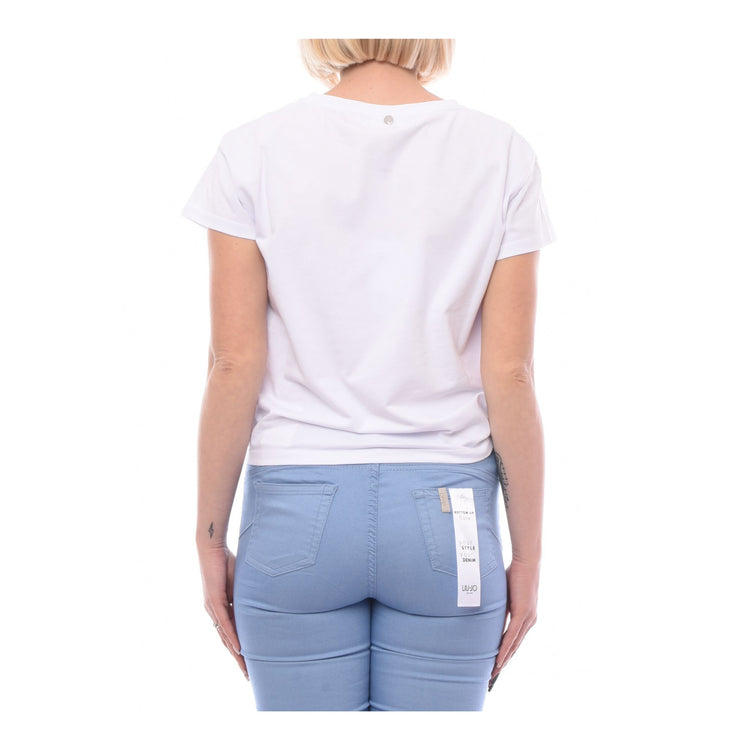 T-shirt femme avec écharpe nouée