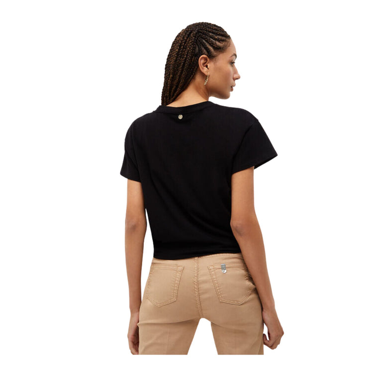 T-shirt femme avec écharpe nouée