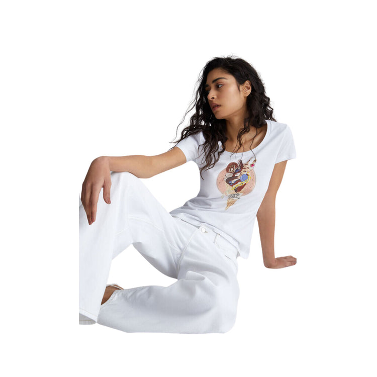 T-shirt femme imprimé glace