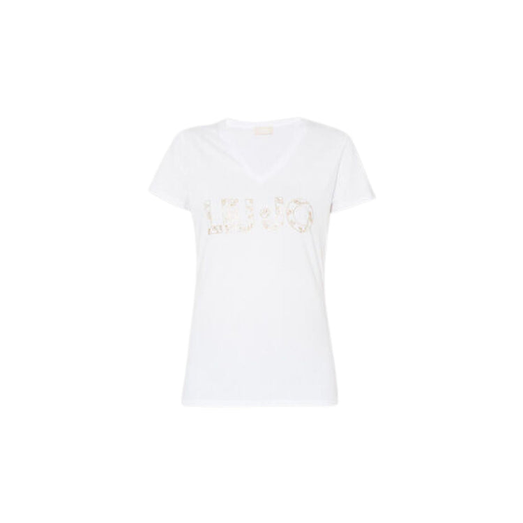 Women's T-shirt with lettering logo