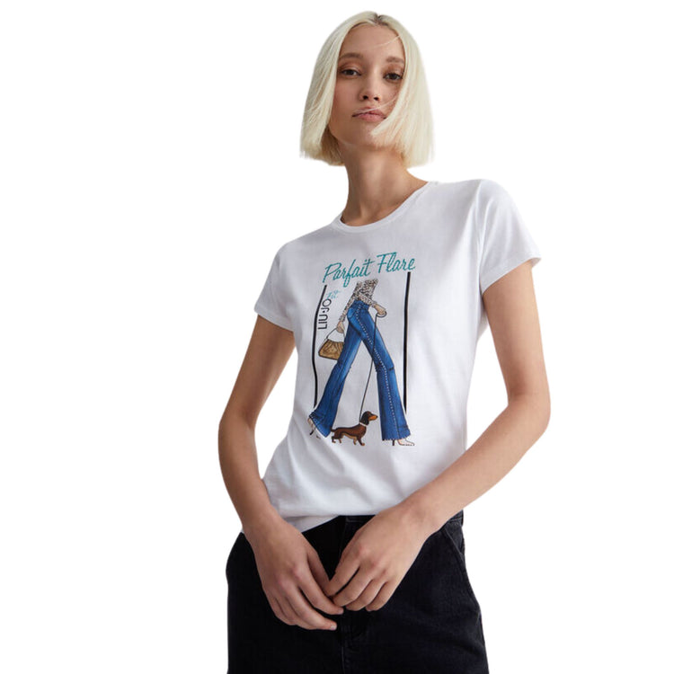 T-shirt Donna con stampa Parfait