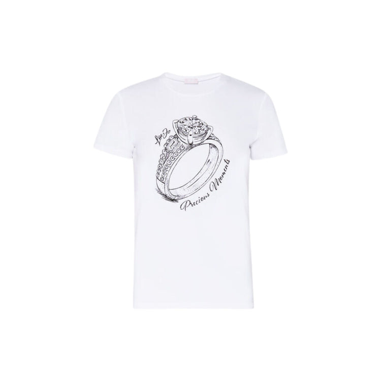 T-shirt Donna a maniche corte con stampa