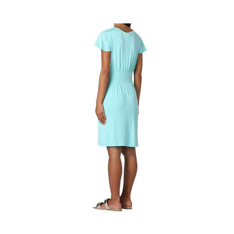Robe femme en jersey viscose uni