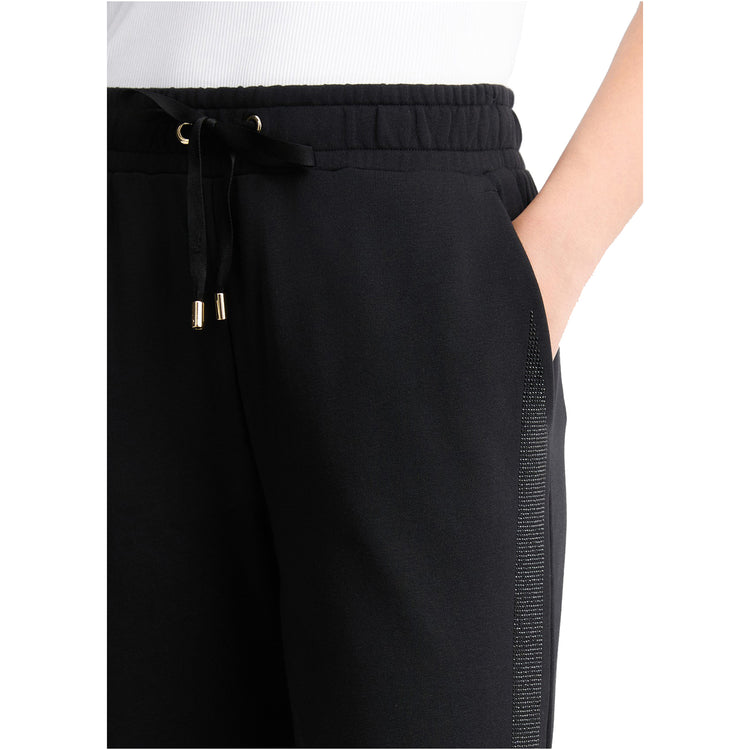 Pantaloni Donna in felpa Nero dettaglio