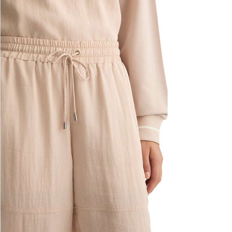 Pantaloni Donna in misto viscosa Beige dettaglio