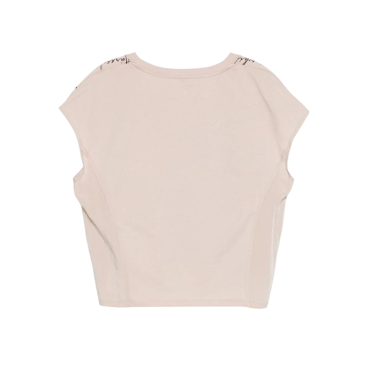 T-shirt Donna a tinta unita con scollo a V