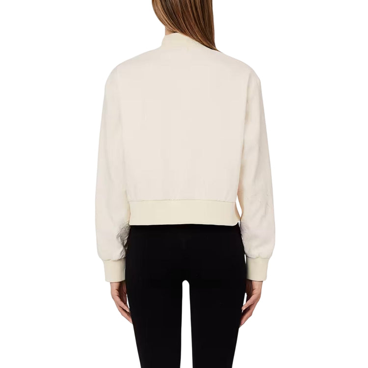 Giacca Bomber Donna effetto wrinkle retro