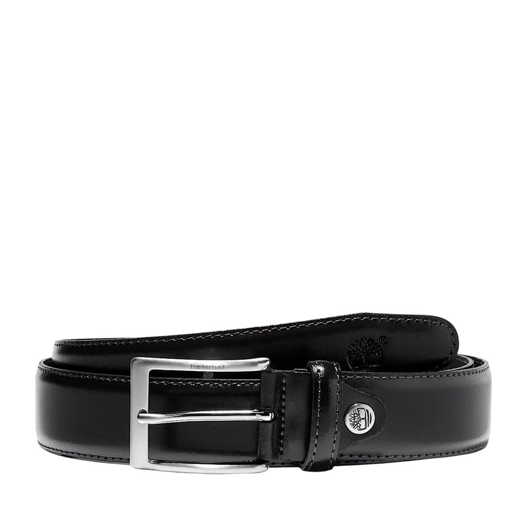 Cintura Uomo Classica 35 mm Regolabile in Pelle Nera