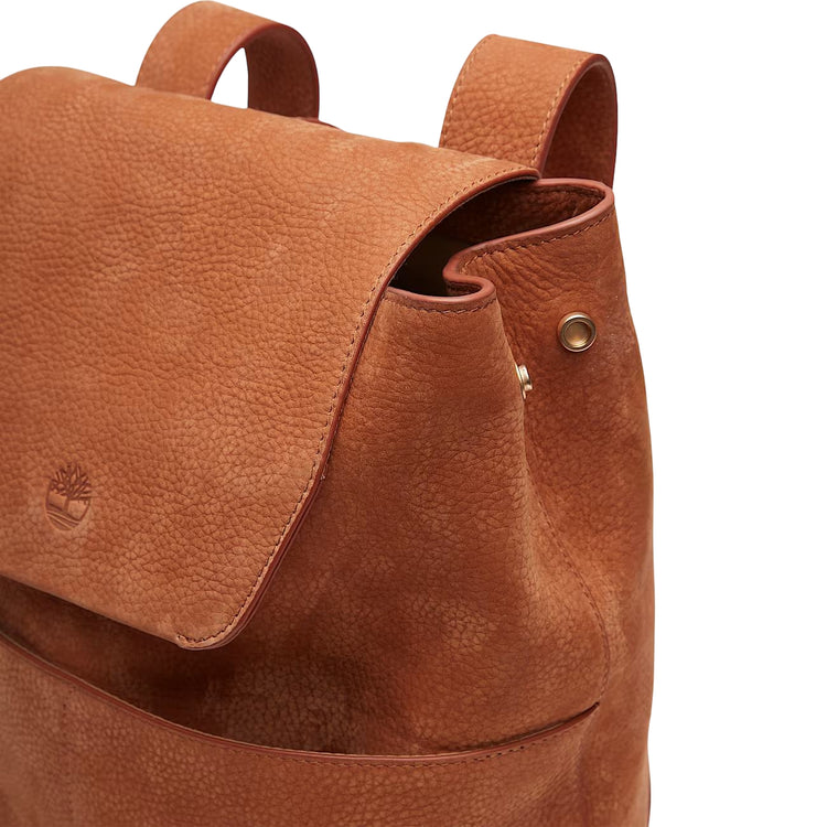 Zaino Donna 11 litri in morbida pelle marrone dettaglio