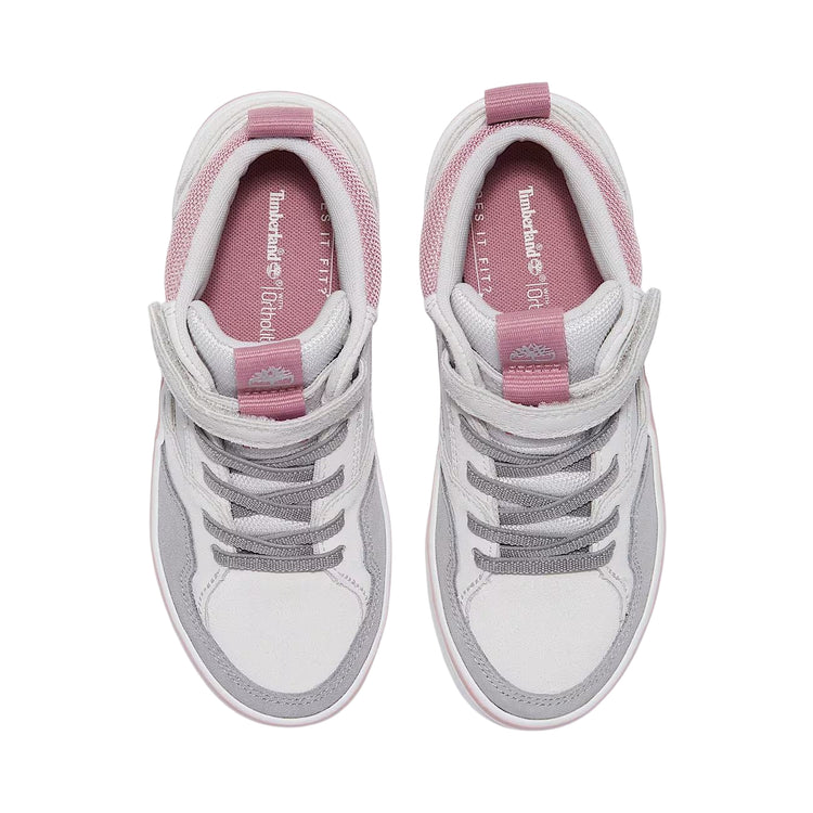 Sneakers Bambino Mid con cinturino Grigio chiaro