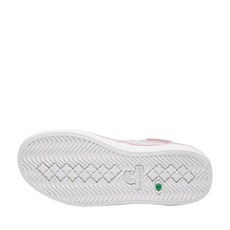 Sneakers Bambino Mid con cinturino Grigio chiaro suola