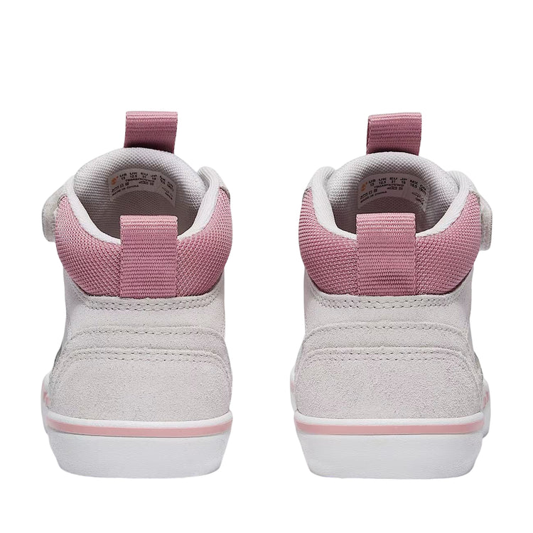 Sneakers Bambino Mid con cinturino Grigio chiaro retro