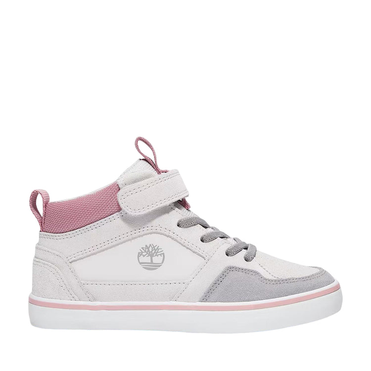 Sneakers Bambino Mid con cinturino Grigio chiaro