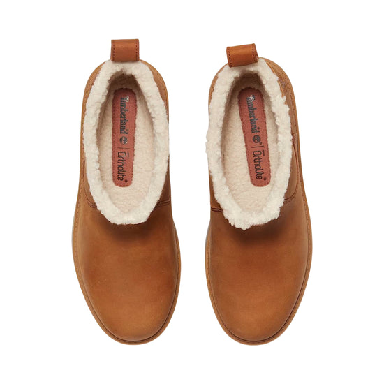 Stivali foderati Donna con Plateau Stone Street Marrone