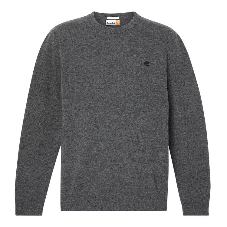 Maglione girocollo Uomo in lana Cohas Brook Grigio
