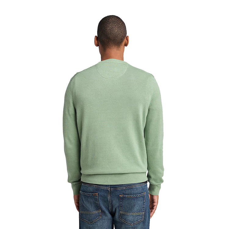 Maglione Uomo Williams River Verde modello retro