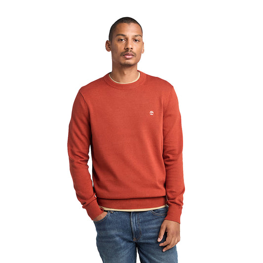 Maglione Uomo Williams River Rosso modello frontale