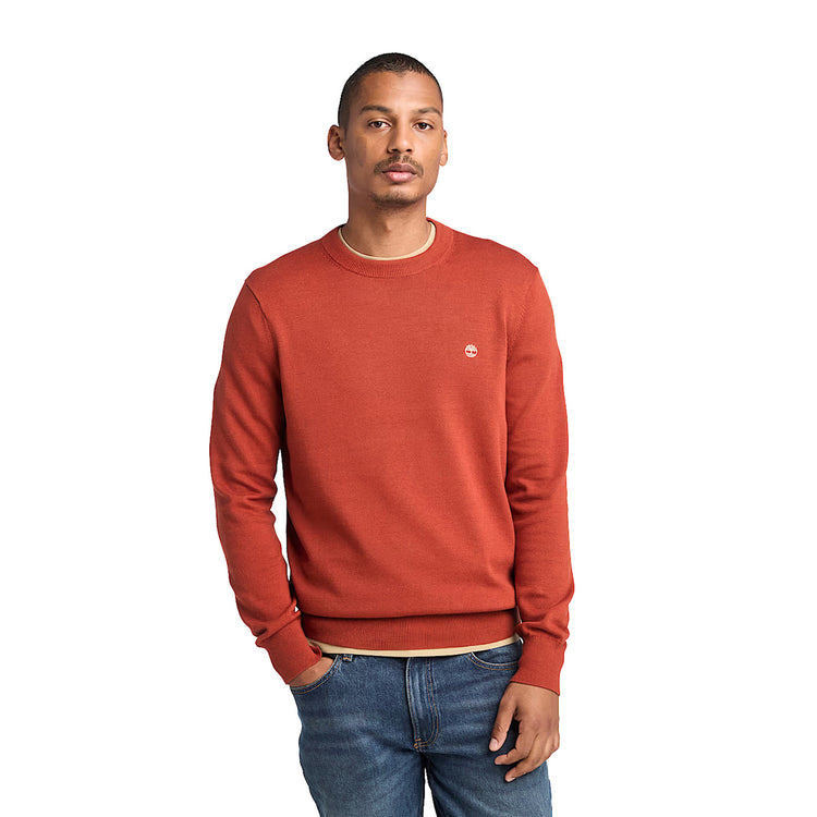 Maglione Uomo Williams River Rosso modello frontale