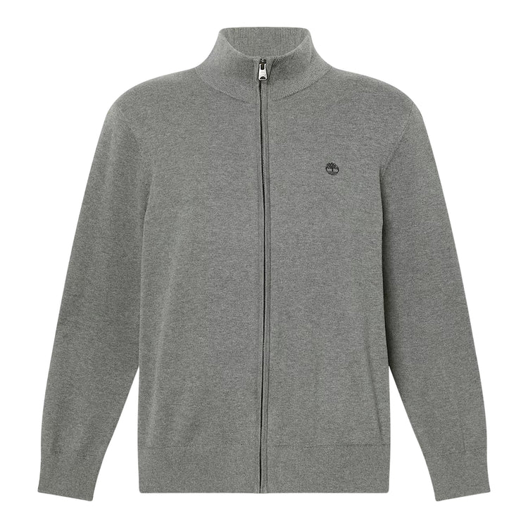 Maglione Uomo a zip intera Williams River Grigio