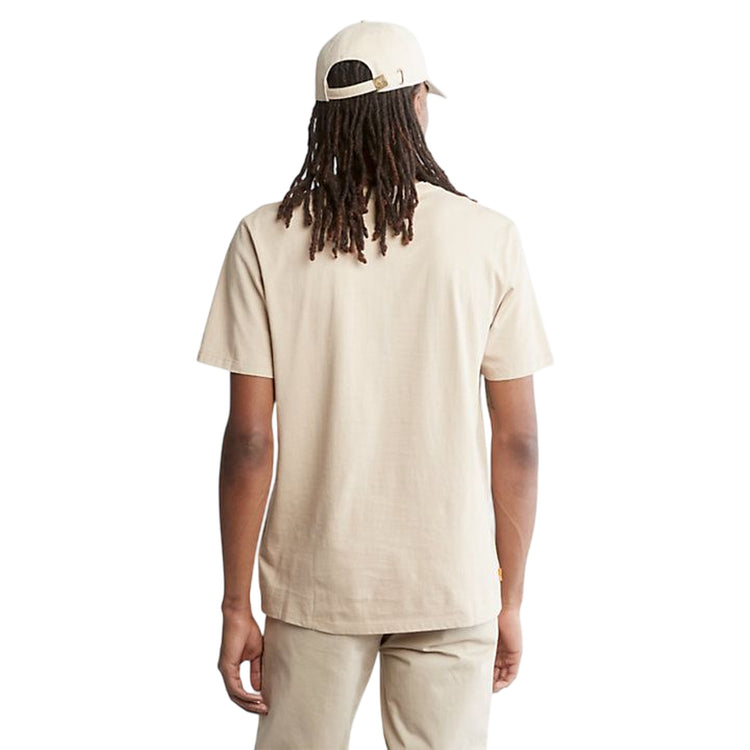 T-shirt Dunstan River da Uomo in beige chiaro modello retro