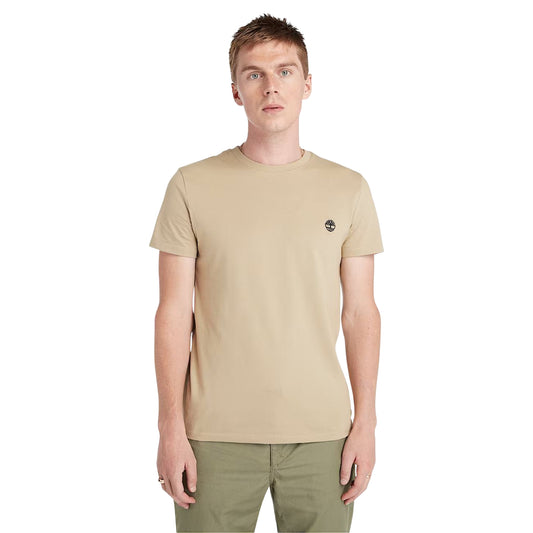 T-shirt Dunstan River da Uomo in beige modello frontale