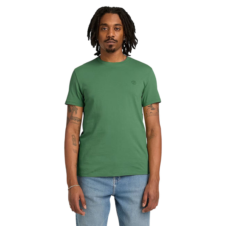 T-shirt uomo girocollo verde scuro