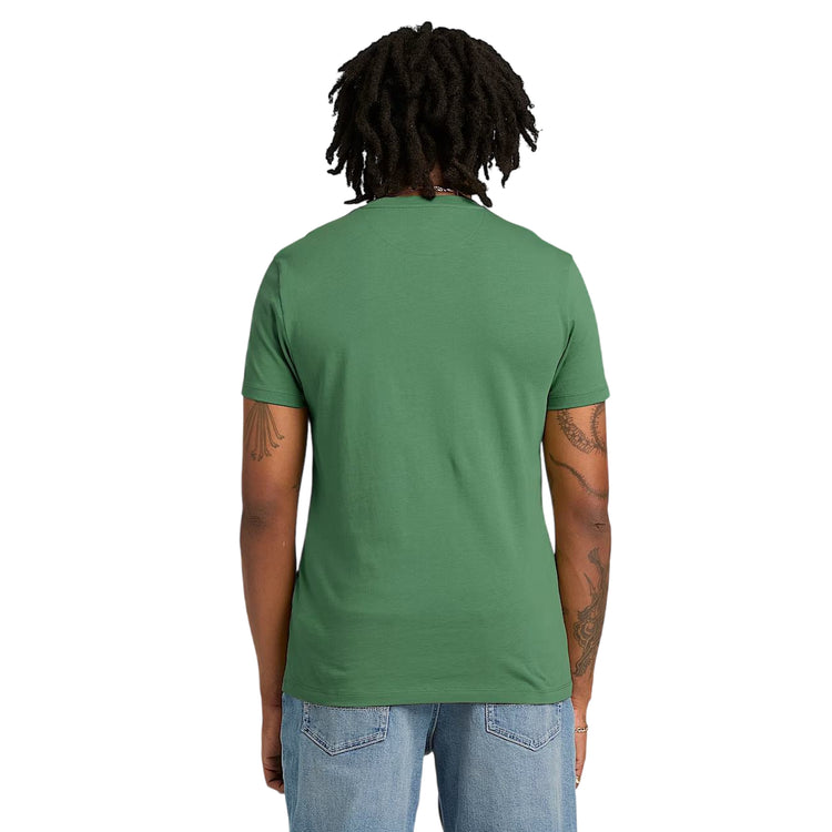 T-shirt uomo girocollo verde scuro