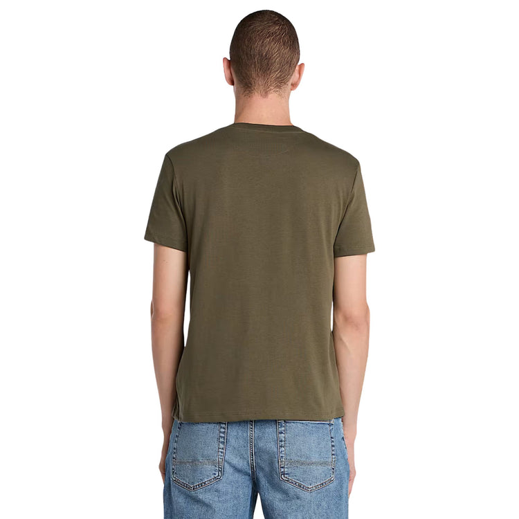 T-shirt Dunstan River da Uomo in verde scuro