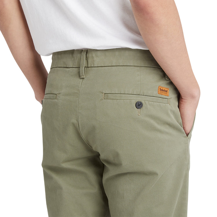 Pantalone Chino Uomo Slim fit Verde